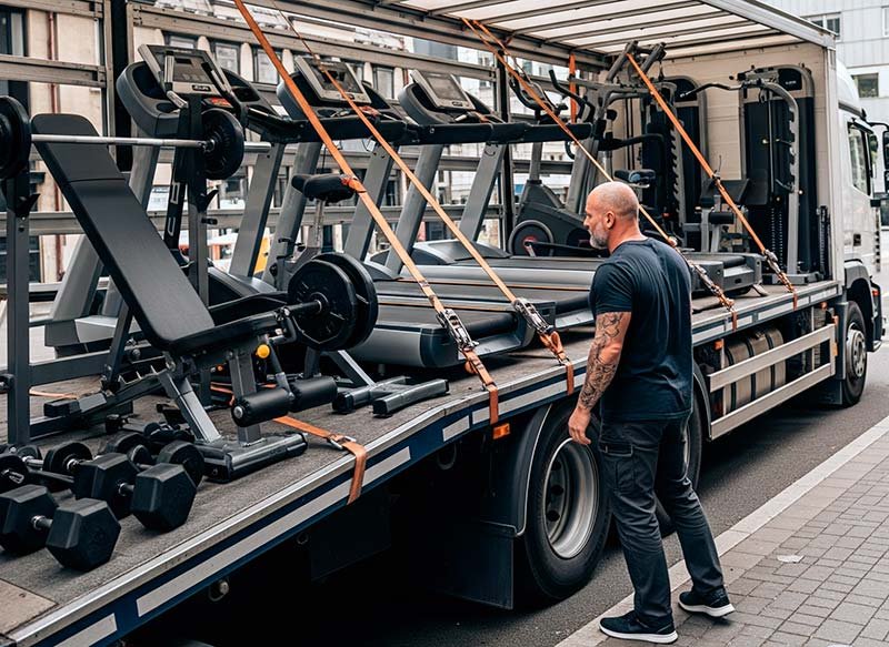 imagem de Transportes de equipamentos de academia 